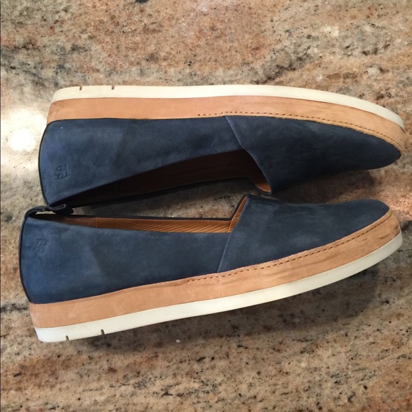Blue Nubuck Loafers - Picture 3 of 8